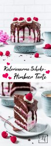 ? Kalorienarme Schoko-Himbeer-Sahne Torte | Leicht Und 100% Lecker